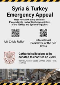 Syria and turkey emergency appeal