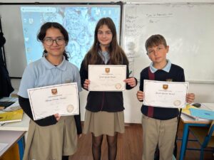 We always praise our students for their hard work. Well done for being the students of the month!