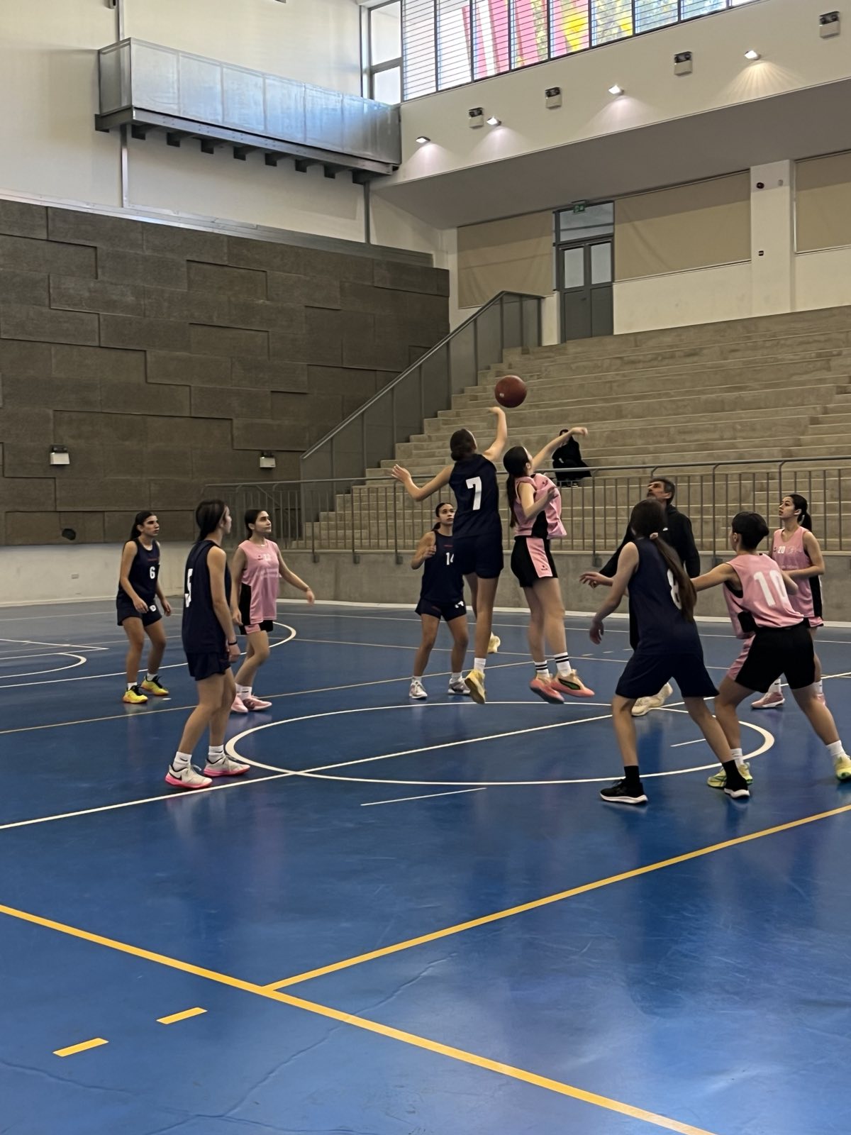 Our Secondary school girls' basketball team