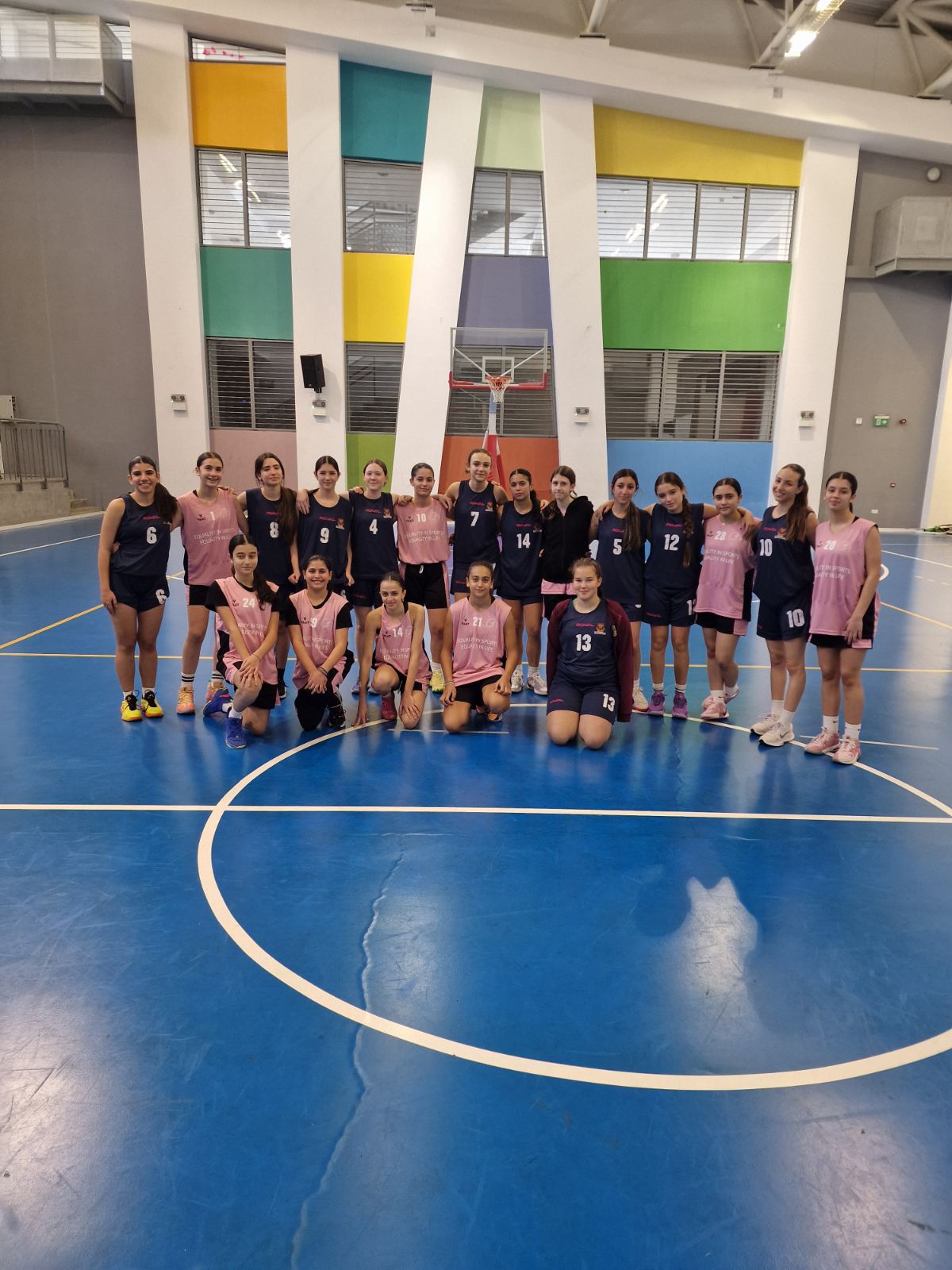 Our Secondary school girls' basketball team