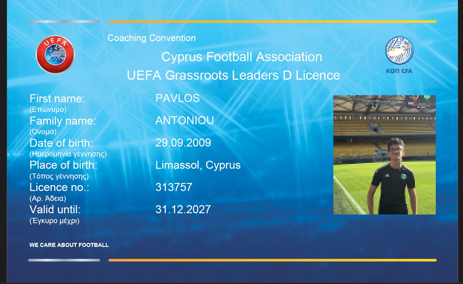 UEFA Grassroots Leaders D Licence